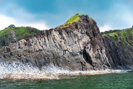 beautiful cliff landscape at Batan in the Philippines