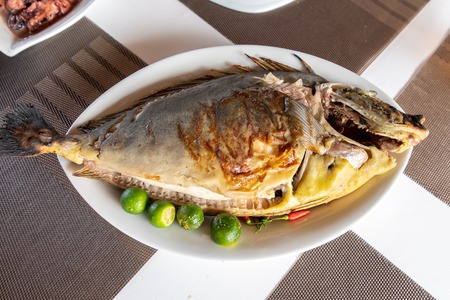 Traditional Filipino Food - Grilled Unicorn Fish