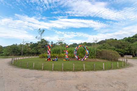 Nov 19,2018 entrance to Lio Beach in El Nido, Palawan, Philippinesのeditorial素材
