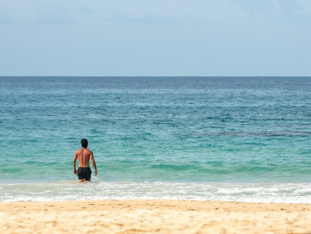 People who take a holiday on the Nacpan beach at El nido, Palawan, Philippinesの写真素材