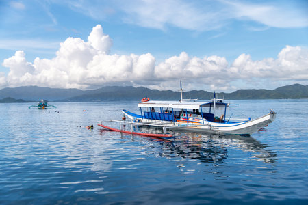 Palawan, Philippines - Beautiful landscape at Port Barton, San Vincenteのeditorial素材