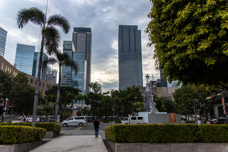 Nov 3, 2019 Saturday Afternoon scene of Fort Bonifacio High street, Manila, Philippines