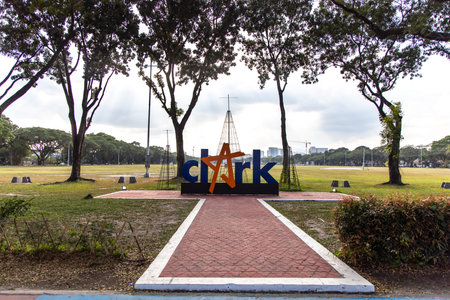 Feb 1, 2020 Scenery in Clark Parade Grounds, Pampanga, Philippinesのeditorial素材