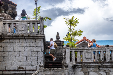 Casa Manila, a Spanish colonial building in Manila , Manila, Philippinesの写真素材