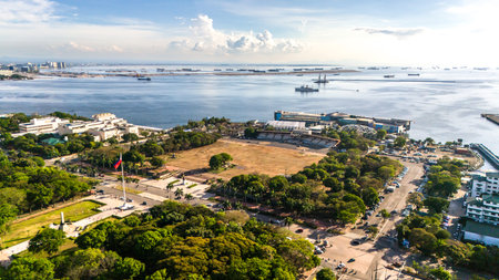 Panoramic view of the city of Manila, Philippines