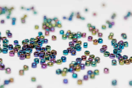 A scattering of beadsの写真素材