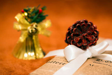 Christmas chocolate, bell and cone