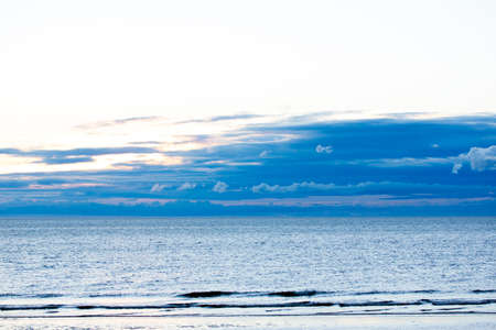 Sunset at White sea. The north of Russiaの写真素材