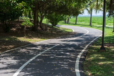 bicycle pathの写真素材