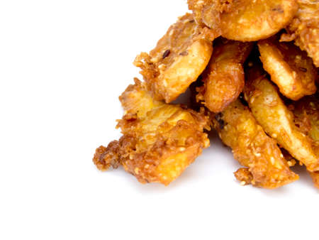 fried potatoesの写真素材