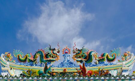 Dragon statueの写真素材