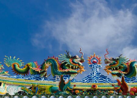 Dragon statueの写真素材