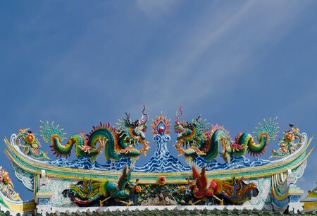 Dragon statueの写真素材