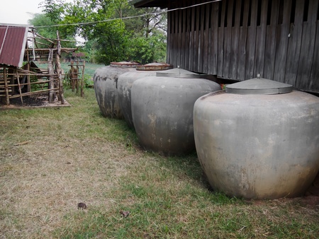 big earthen jar の写真素材