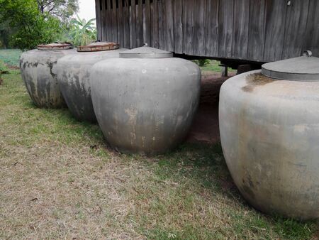 big earthen jar の写真素材