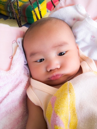 asian babyの写真素材