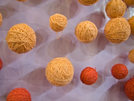 knitting woolの写真素材