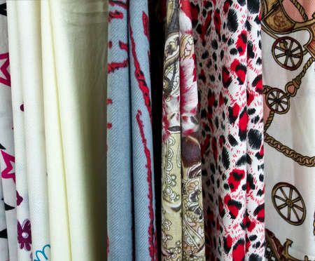 silk fabricの写真素材