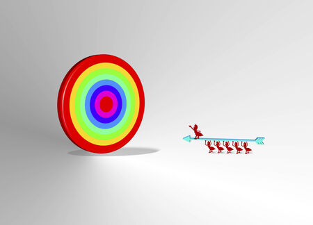 3d targetの写真素材