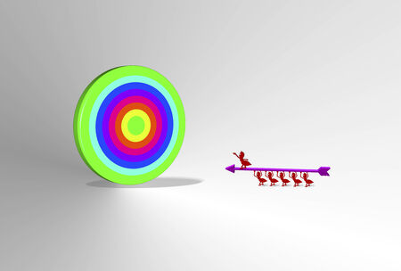 3d targetの写真素材