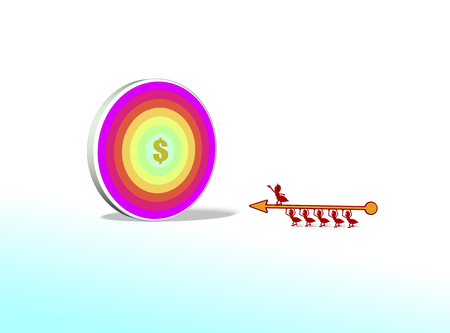 3d targetの写真素材