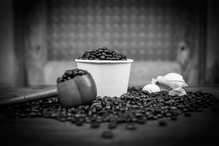 coffee beansの写真素材