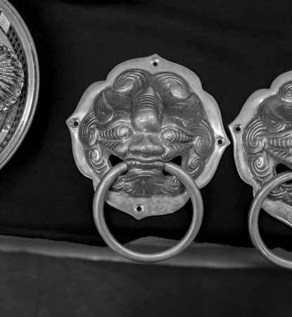 silverware black and white thaistyleの写真素材