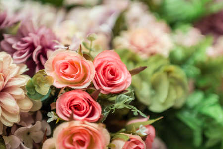 fabric flowerの写真素材