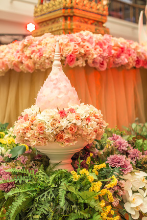 tray pedestalの写真素材
