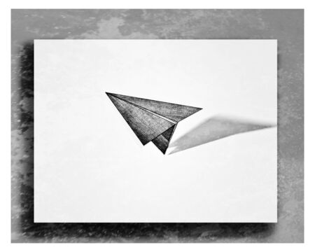 plane sketchの写真素材