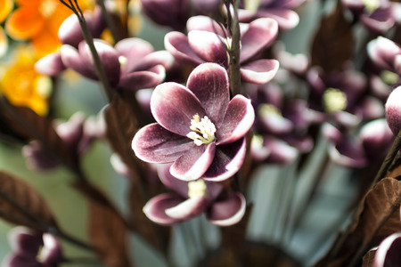 fabric flowerの写真素材