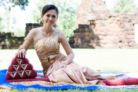 Portrait of a Thai woman. の写真素材