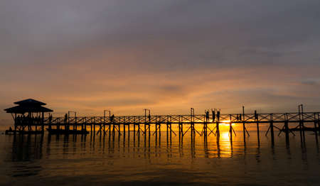 Red sunset の写真素材