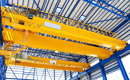 Factory overhead craneの写真素材