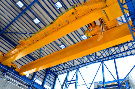Factory overhead crane の写真素材