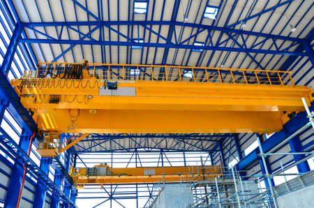 Factory overhead crane の写真素材