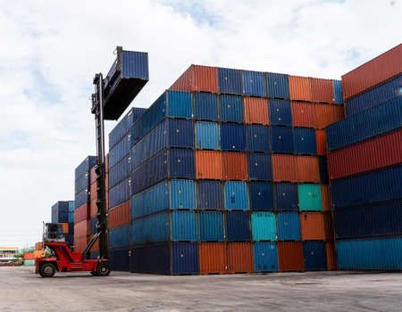 Container yard の写真素材