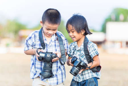 Kids photographer の写真素材