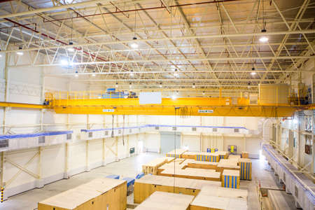 Factory overhead craneの写真素材