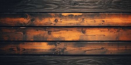 Abstract expressionist art style of Dark wooden texture. Rustic three-dimensional wood texture. Wood background. Modern wooden facing background first person view hyper realistic photorealistic bright lighting dark gray, Generative AIの素材