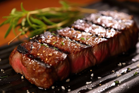 Grilled Japanese wagyu sirloin steakの素材