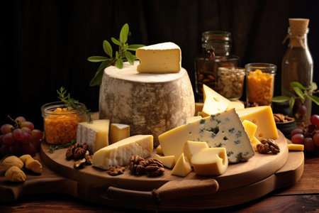 Photo delicious pieces of cheeseの素材