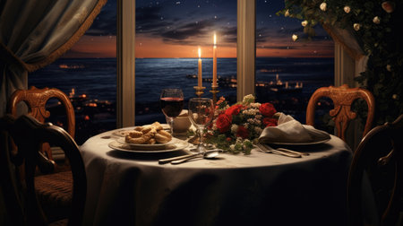 Romantic dinnerの素材