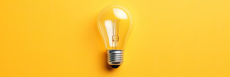 Brainstorming concept with a light bulbの素材