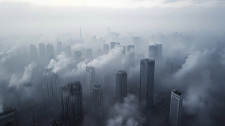 City air pollutionの素材