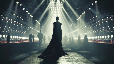Fashion Show, Catwalk Event, Runway Show, Fashion Week themed photo.の素材