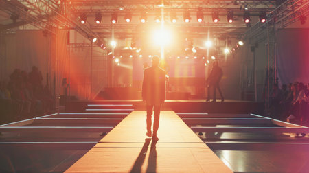 Fashion Show, Catwalk Event, Runway Show, Fashion Week themed photo.の素材