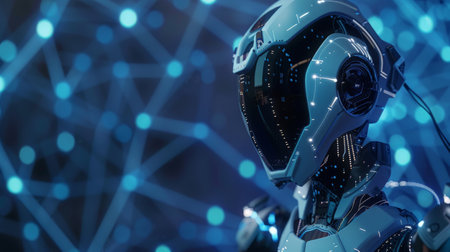 Ai or artificial intelligence program or software. knowledge, information, smart engine, and learning solution by genius automation programming. Cyberspace network technology. Digital innovation Robotの素材