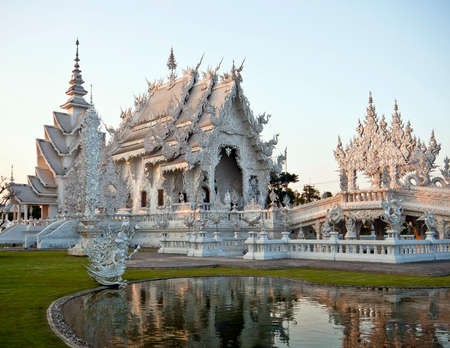White Temple at Chiang Rai, Thailandのeditorial素材
