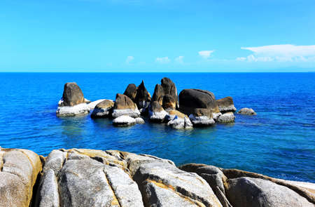 Small rock Island at Samui Island, Thailand.